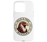Insignia Circular Wild and Free Buzzard EST 2024 Carcasa para iPhone 15 Pro MAX