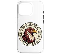 Insignia Circular Wild and Free Buzzard EST 2024 Carcasa para iPhone 16 Pro