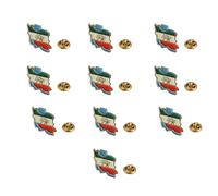 Insignia con símbolo de los Leones Nacionales de Irán para viajes, símbolo patriótico, Map three, como se describe