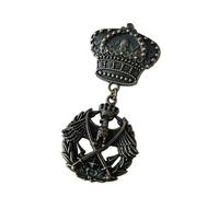 Insignia de arte marcial de diseño retro, emblema antiguo, broche de metal, pin para amantes de la historia, insignia, regalo perfecto para los amantes de las artes marciales