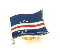 Insignia de bandera de Cabo Verde de Cabo Verde África Occidental esmaltada