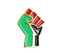 Insignia de bandera de Palestina, broche de bandera palestina, broches de bandera palestina, pin clásico de novela Palesti, insignia patriótica de botón