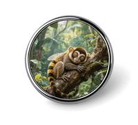 Insignia de botón Slow Loris, broches clásicos y bonitos, insignia redonda de moda, pin de solapa de metal exquisito, pines personalizados, botones para ropa, mochilas, sombreros y chaquetas.