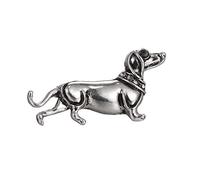 Insignia de Broche con Broche de Esmalte de Cristal Regalo de Joyería con Forma de Perro Lindo Ejecución Exquisita Moda