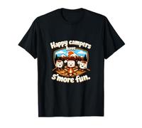 Insignia de Camping Happy Campers Have S'More Fun Camiseta