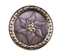 Insignia de Edelweiss, broche de medalla del ejército de montaña alemán, broche, collar, accesorios, broche, pin de honor, pin, Metal