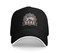 Insignia de Estrella de Verano D.O.G.E. Emblema del Portador de la Bandera Patriota Gorras de béisbol Gorras para Hombres, casquetas Snapback para Mujer, Regalo Formal Golf, Sombreros Sol