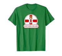 Insignia de Irlanda del Norte - Bandera del Ulster Bandera de Irlanda del Norte Camiseta, Hombre, Verde Kelly, 3XL