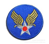 Insignia de la Fuerza Aérea terrestre de la Segunda Guerra Mundial/Parche para Brazalete, Parches Militares tácticos de la Segunda Guerra Mundial, Insignias de Gancho para Parches de Ropa