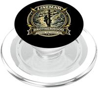 Insignia de Lineman Brotherhood Keeping The Lights On PopSockets PopGrip para MagSafe