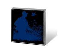 Insignia de metal de moda de caza de patos, broche de 1 pulgada, alfiler para ropa, sombrero, bolso, corbata, accesorios de decoración