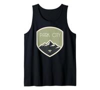 Insignia de montaña Park City, Utah Camiseta sin Mangas