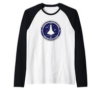 Insignia de Oficial de la Federación Galáctica en Formación Camiseta Manga Raglan