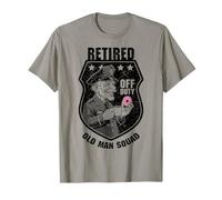 Insignia de Oficial de policía Jubilado, Divertida Dona de policía del escuadrón de Ancianos Camiseta