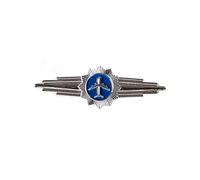 Insignia de pecho de capitán de metal para aviador, solapa pilotada de aviación, ala de aviación, insignia de pecho de aviación, uniforme de aviador, camisa de solapa, B, Taille unique