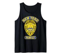 Insignia de policía de New York NY Police Department Back Blue Line Camiseta sin Mangas
