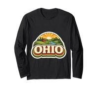 Insignia de Recuerdo de Vacaciones de Ohio para visitantes de Viaje de Estado Manga Larga