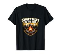 Insignia de Smore Tales by The Fire Camping Mountain Camiseta