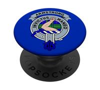 Insignia del Clan Armstrong, tartán escocés PopSockets PopGrip Adhesivo