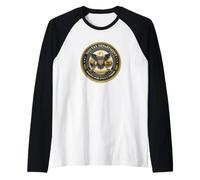 Insignia del Departamento de Impuestos de Papá Making Sure It's Not Poison Camiseta Manga Raglan