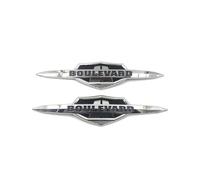 Insignia del Emblema Pegatina De Tanque De Combustible, Protector para Almohadilla De Depósito, Pegatina para Bo&ulevard C50 M50 C90 M90 C109R M109R Pegatina Tipo Almohadilla Depósito