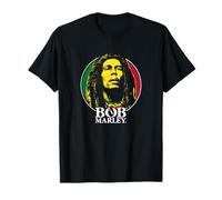 Insignia del logotipo de Bob Marley Música reggae de Rock Camiseta