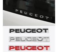Insignia del Maletero Trasero del Coche, Pegatina con Logotipo de Letras para Peugeot 3008, 308, 2008, 208, 408, 4008, 107, 106 GT, 5008, 307, 508, 206, 207, 301, Accesorios,Silver Style