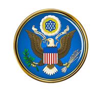 Insignia del Pin anverso del Gran Sello de Estados Unidos