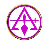 Insignia del Pin del Consejo de Masones Crípticos