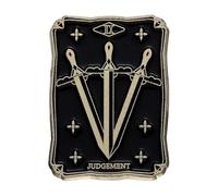 Insignia del tarot: El tonto, el mago, la suma sacerdotisa - Pin de solapa gótico, Normal, Metal no precioso