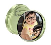 Insignia digital con alfiler | Smart HD recargable, Insignia electrónica de pin con pantalla fotográfica - para coleccionistas, fanáticos del anime, adolescentes, vacaciones, Cosplay, convenciones
