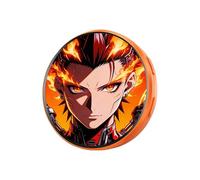 Insignia digital: con broche dinámico con pantalla LED táctil, alfiler inteligente, aguja de animación portátil electrónica, subir imágenes de vídeo | Mochila de presentación de fotos para fans del