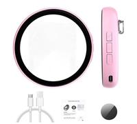 Insignia digital, insignias electrónicas personalizadas, botón de pantalla táctil HD con visualización de vídeos/fotos, regalo para fanáticos del anime/estrella/fútbol, talla única, Plástico