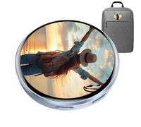 Insignia Electrónica - ABS 1.70-Inch, Broche Foto Digital Decorativa | Pin Anime Para Mochila Recargable USB, Pantalla Personalizable Para Navidad, Eventos Escolares Y Cosplay Alta Calidad, Fare