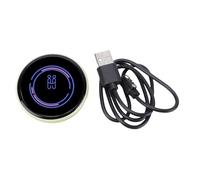 Insignia electrónica divertida con pin, pantalla táctil HD de 1,7 pulgadas, Bluetooth 6.0, compatible con fotos, GIF, vídeos, accesorio elegante para fanáticos del anime y amantes