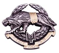 Insignia esmaltada de soldados militares del ejército de las fuerzas de operaciones especiales de Ucrania, escudo de armas, 4,06 cm, esmalte, esmalte