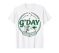 Insignia G'Day Australia con Canguro Koala y Cruz del Sur Camiseta