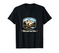 Insignia gráfica Hike Your Own Hike Camping Mountain Camiseta
