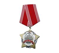 Insignia Medallas Colección Recuerdo Pines de Solapa Premio URSS Orden de las Banderas Rojas Soviética Soviética Rusa