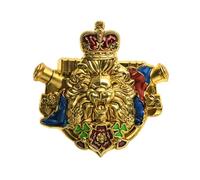 Insignia metálica de World of Warships Satrforged Royal Navy Elite