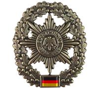 Insignia original del ejército alemán para boina de BW para boina de metal (tropa de cazadores de campo)