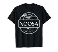 Insignia panorámica de City Travel Australia, Noosa Australia Camiseta