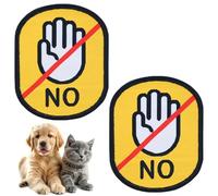 Insignia Para Chaleco De Perro, 2 Piezas Parches Para Perro, Mascotas Parches Extraíbles, Insignia De Arnés De Chaleco De Perros De Compañía Autoadhesivo Para Trabajo, Para Arnés, Collar, Correa