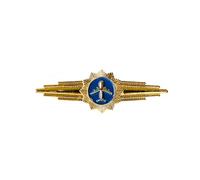 Insignia pilotada de aviación con diseño de capitán de aviación, de metal, aerolíneas, pin de solapa de aviación, cofre de capitán, One Size, como se describe