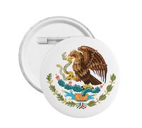 Insignia redonda con el escudo de armas de México, emblema de México, decoración mexicana, Medium, Plástico