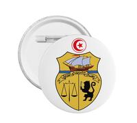 Insignia redonda con el escudo de armas de Túnez, emblema de Túnez, decoración tunecina, S, Plástico