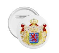 Insignia redonda con escudo de armas de Luxemburgo, emblema de Luxemburgo, decoración luxemburguesa, Medium, Plástico
