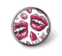Insignia redonda de aleación de 2,5 cm (1 pulgada), broche ligero de moda para hombres y mujeres, diseño de cachorro cruzando el césped.