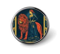 Insignia redonda de cartas de tarot de intercambio masónico, lindo broche de botón, insignias para mochila, chaquetas, sombreros, decoración