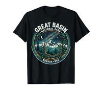 Insignia Vintage de la Noche Estrellada del Parque Nacional de la Gran Cuenca N Camiseta